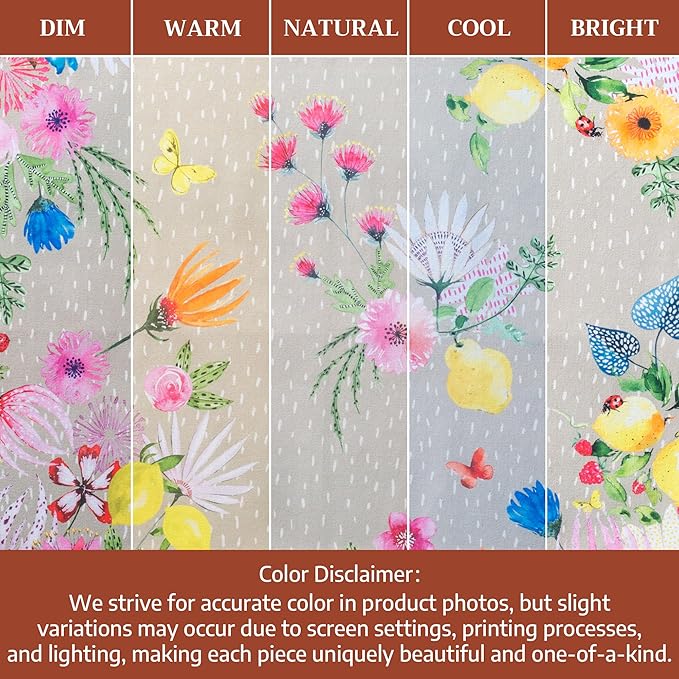 Maison d' Hermine Cloth Napkins Set of 4 100% Cotton Everyday Reusable Square Napkins Cloth Washable Dinner Wedding Restaurant Gifts for Mothers Day Spring/Summer (Jardin D'Ete - Fog, 20" x 20")