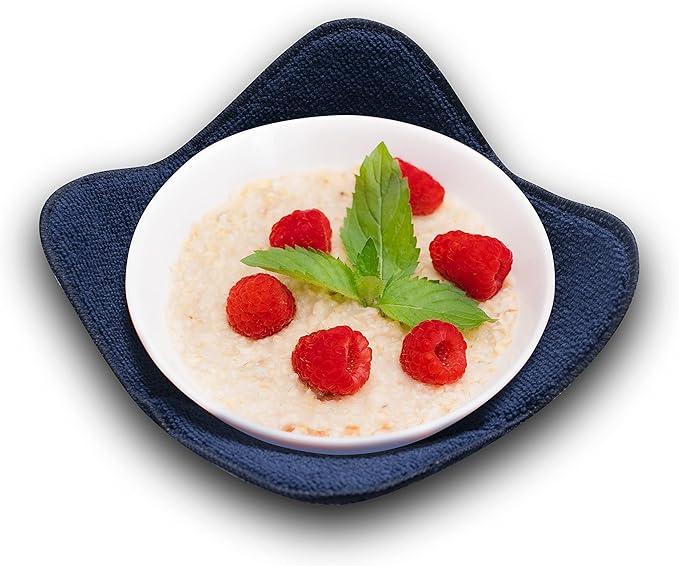 Aticca Microwave Bowl Cozy Holders for Hot Food Set of 4 Hot Pads for Bouillon Cups Multipurpose Heat Proof Plate Holder