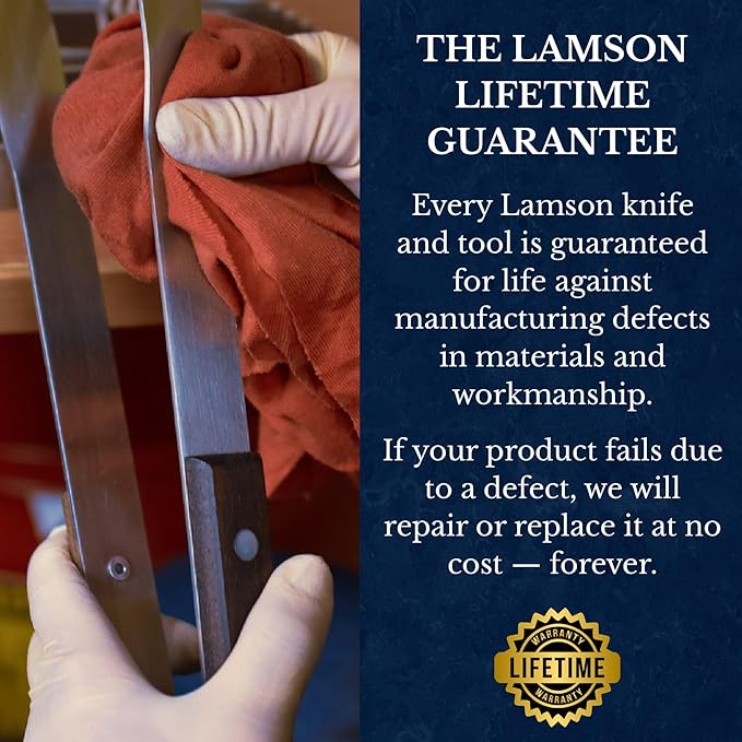 Lamson Premier BBQ Turner with Riveted Walnut Handle