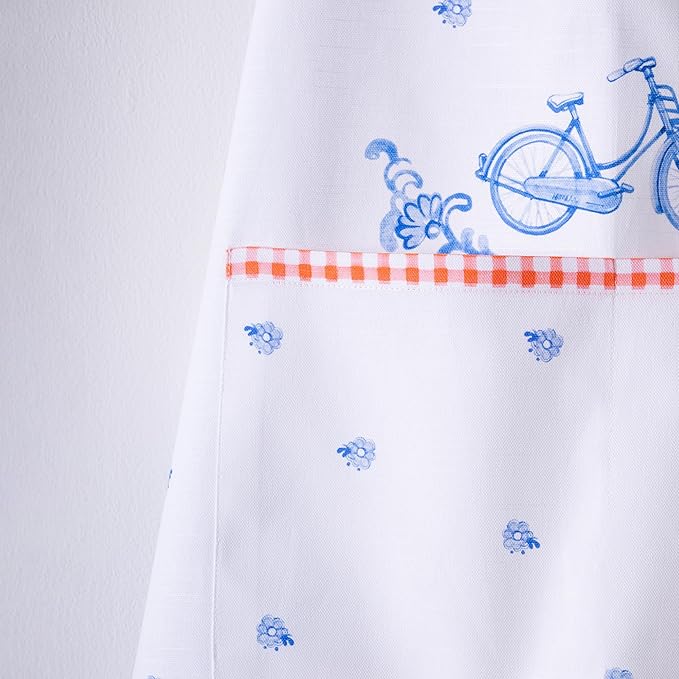 Maison d' Hermine 100% Cotton Apron for women with Pocket Kitchen Chef Apron for Men Cooking Mothers Day Gifts
