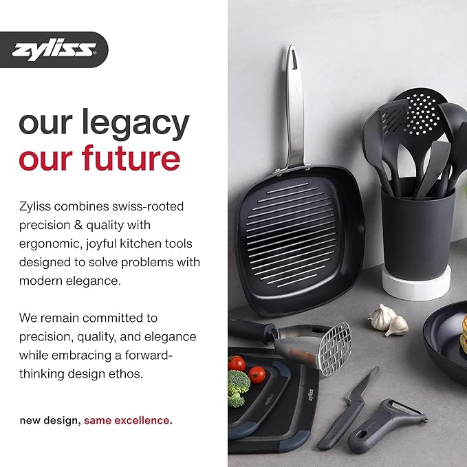 Zyliss Zick Zick Classic Food Chopper - Convenient for Easy, Healthy Meal Prep - Manual Vegetable Chopper with Stainless Steel Blades - Compact & Dishwasher Safe - Zick Zick 3.0