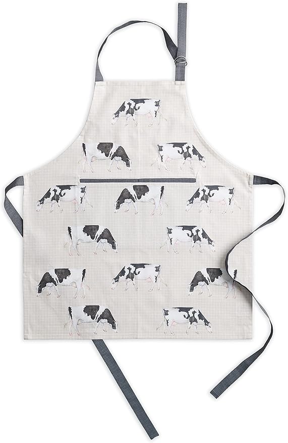 Maison d' Hermine 100% Cotton Apron for women with Pocket Kitchen Chef Apron for Men Cooking Mothers Day Gifts