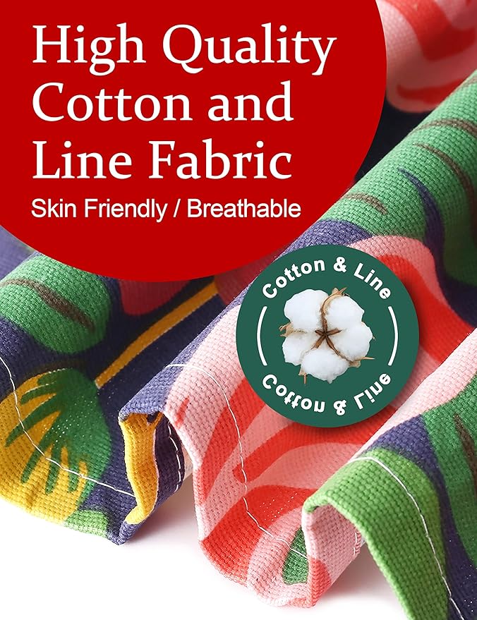 Big Plus Size Aprons for Women with Pockets Cotton Linen Baking Kitchen Cooking