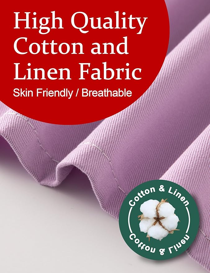 Big Plus Size Aprons for Women with Pockets Cotton Linen Baking Kitchen Cooking