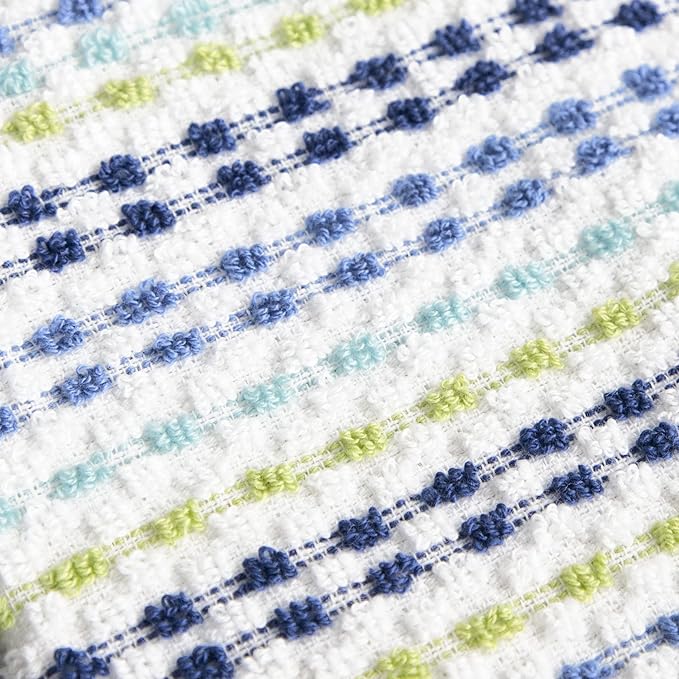 Ritz Pebble Bar Mop, Cool Blue Green, 4 Towel Set