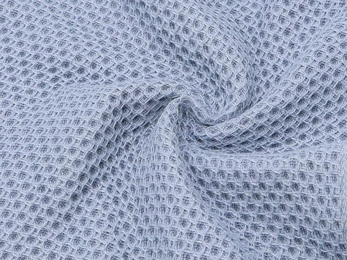 Mia'sDream Cotton Kichen Dish Cloths, Waffle Weave Dish Rags, Soft and Absorbent Dish Towels Hand Towel for Kitchen, 12inchx12inch 6 Pack (Blue)