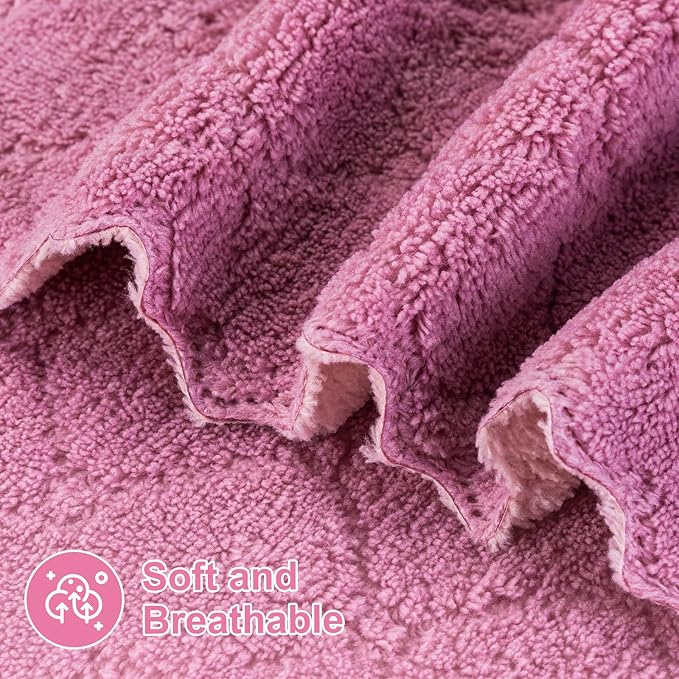 Bessrung 20 Packs Kitchen Cloth Dish Towels, Nonstick Oil Fast Drying Washcloths, Premium Dish Cloths for Kitchen, Car, Bathroom Cleaning, Reusable Highly Absorbent Cleaning Clothes, Mix-Colors