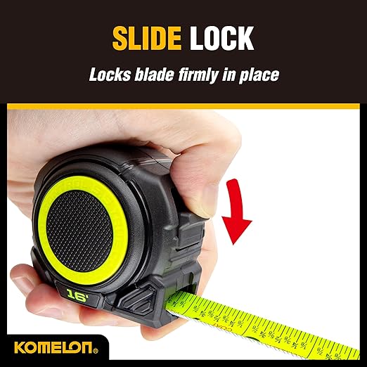 Komelon 16' Retraction Control Tape Measure
