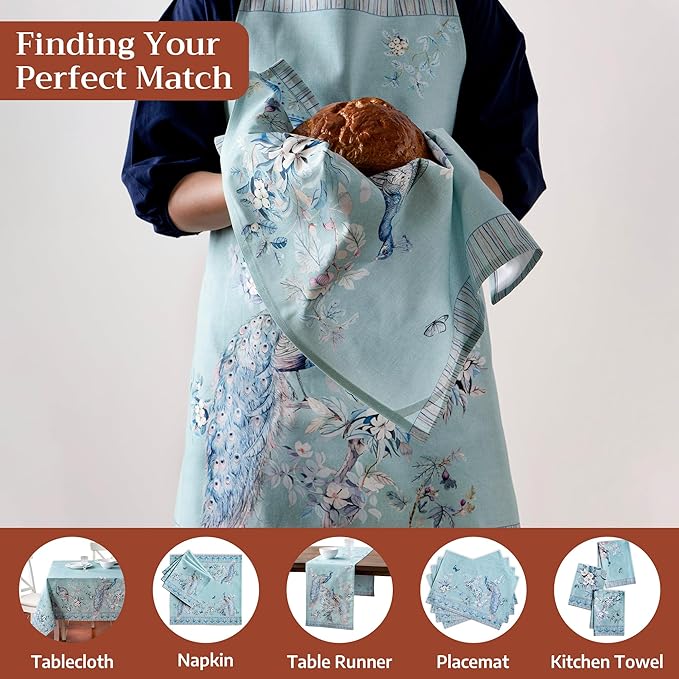 Maison d' Hermine 100% Cotton Apron for women with Pocket Kitchen Chef Apron for Men Cooking Mothers Day Gifts