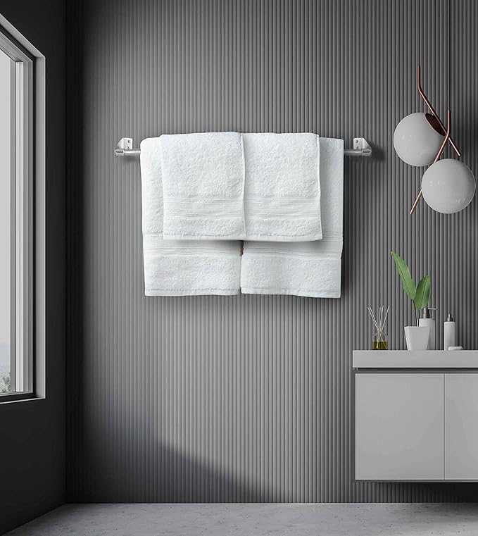 BIOLINEN Bath_Towel (White, 4 WC + 2 HT + 2 BT)