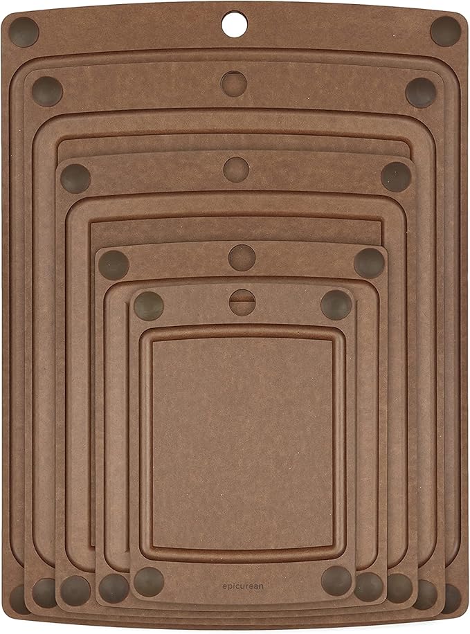 Epicurean All-in-One 14.5" × 11.25" Cutting Board, Nutmeg