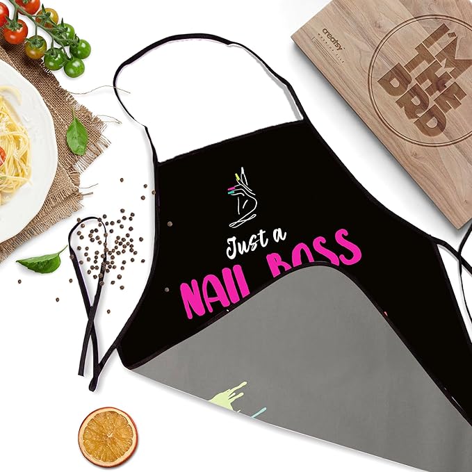 Funny Apron for Men Women Baking Gardening Sewing BBQ Waterproof Cute Gifts