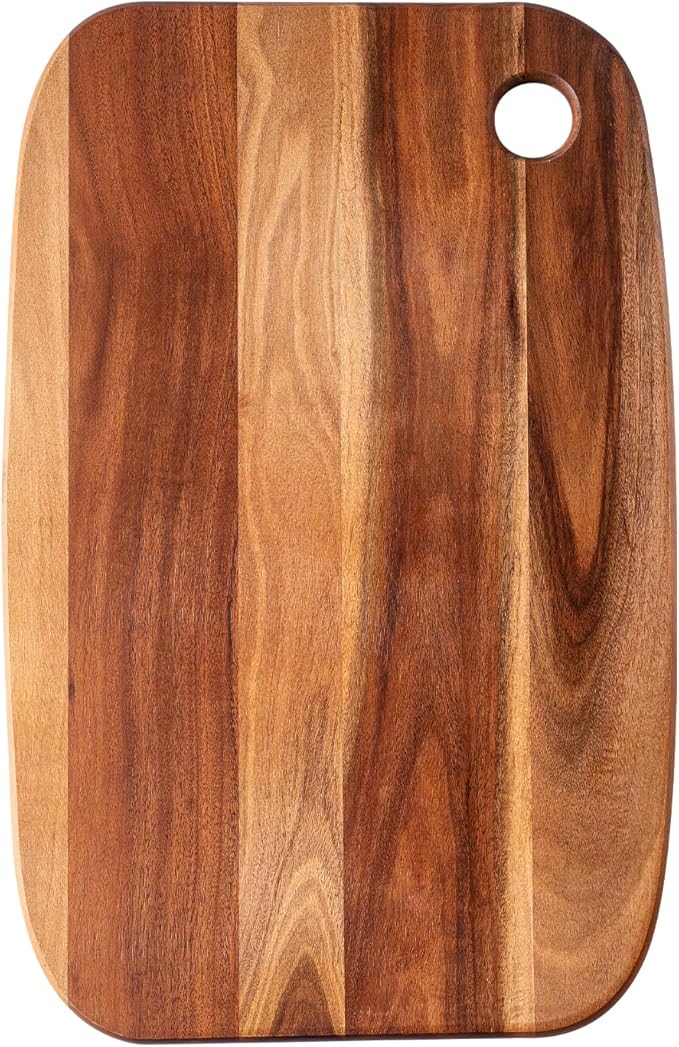 Acacia Wooden Cutting Board,JAMES.F Large Wood Cutting Boards for Kitchen, Big Chopping Boards Thick Serving Boards for Meat, Bread or Vegetables (Large,18.1" x 11.8" x 0.7")