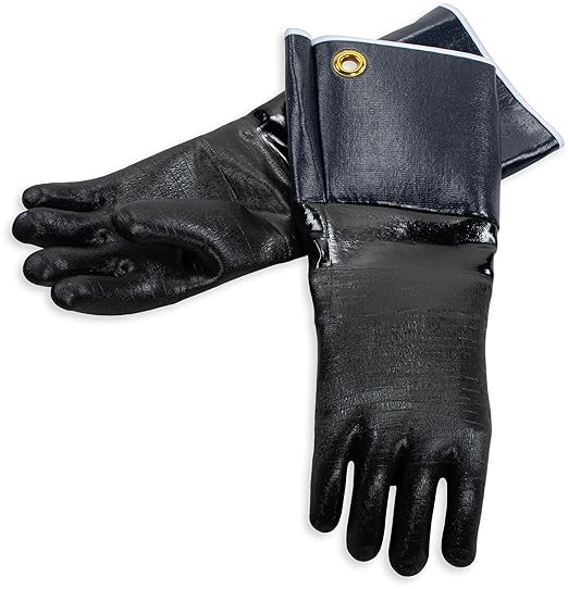 Carlisle FoodService Products T1217 San Jamar Neoprene Glove for Rotissiere,Black