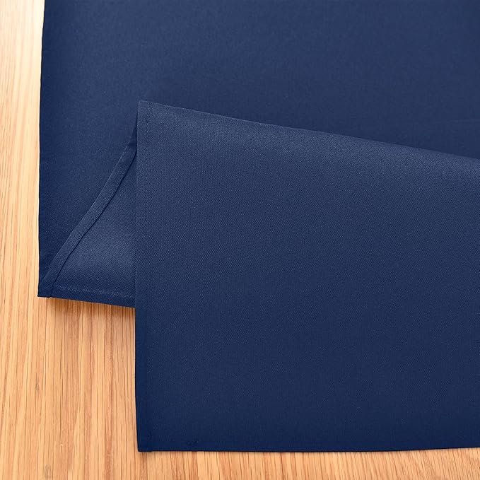 Farmhouse Navy Blue Table Runner Dining Table Runners 60 Inches Long Coffee Table Runner for Dresser Living Room Bedroom Holiday Party Banquet 12X60 Inch