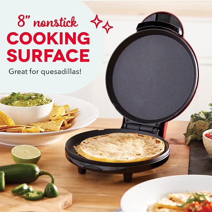 Dash Round Express Electric - Pancake Maker & Eggs Griddle System - Healthy Breakfast Maker - Quick Heat-Up & Easy Cleanup - nonstick surface - Aqua