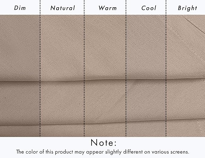 Ruvanti Cloth Napkins Set of 12, 100% Cotton High GSM 18x18 Inches Soft, Washable, Highly Durable & Absorbent, Perfect for Parties, Christmas, Thanksgiving Dinners – Light Taupe