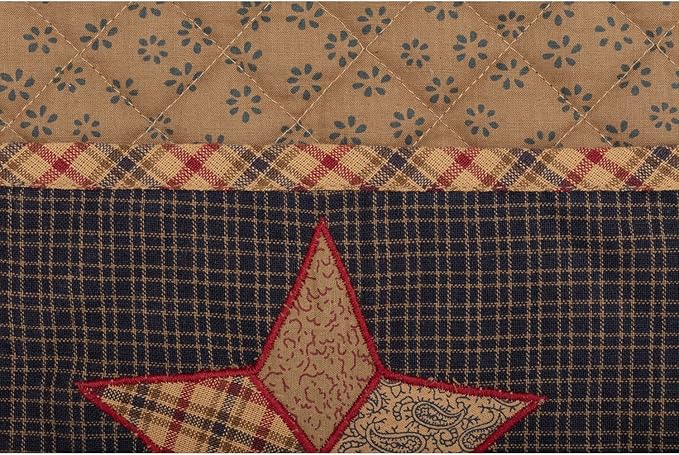 VHC Brands 12262 Arlington Patchwork Star Pot Holder