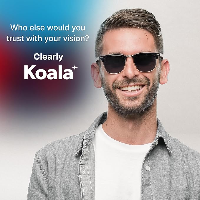 Koala Lens Cleaning Cloth | Japanese Microfiber | Glasses Cleaning Cloths | Eyeglass Lens Cleaner | Eyeglasses, Camera, VR/AR Headset, and Screen Cleaner | Blue & Purple (Pack of 3)