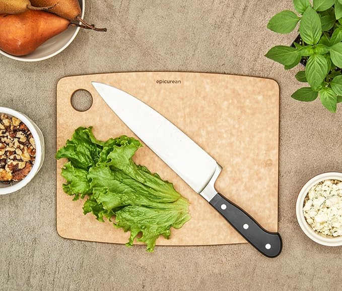 Epicurean Kitchen Series Cutting Board,11.5-Inch × 9-Inch,Natural,(Pack of 6)