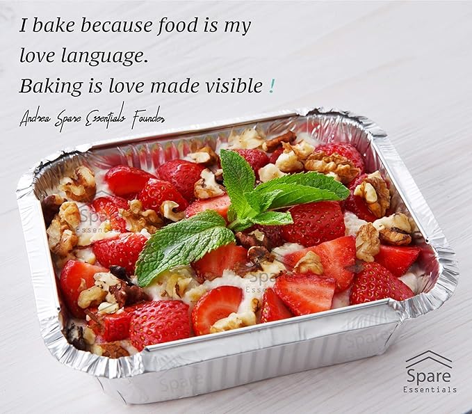 110 Pack - 1LB Small Foil Pans with Lids - Aluminum To Go Food Containers with Lids - 1lb Mini Aluminum Pans - Freezer Safe Foil Take out Trays - Heat proof Meal Prep Containers