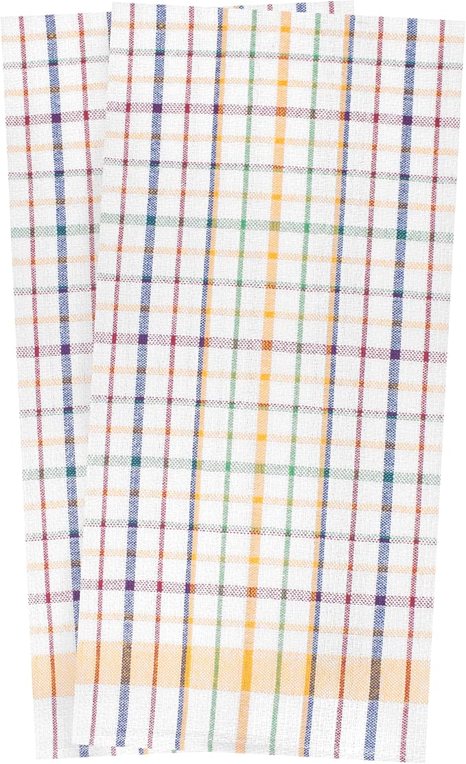 Ritz Wonder Towels, 30" x 20", 100% Cotton Kitchen Towels, Highly Absorbent, Large Size, Finely Woven, Lint Free, Streak Free Cleaning, Easy Care Towel Set, 2-Pack, Primary