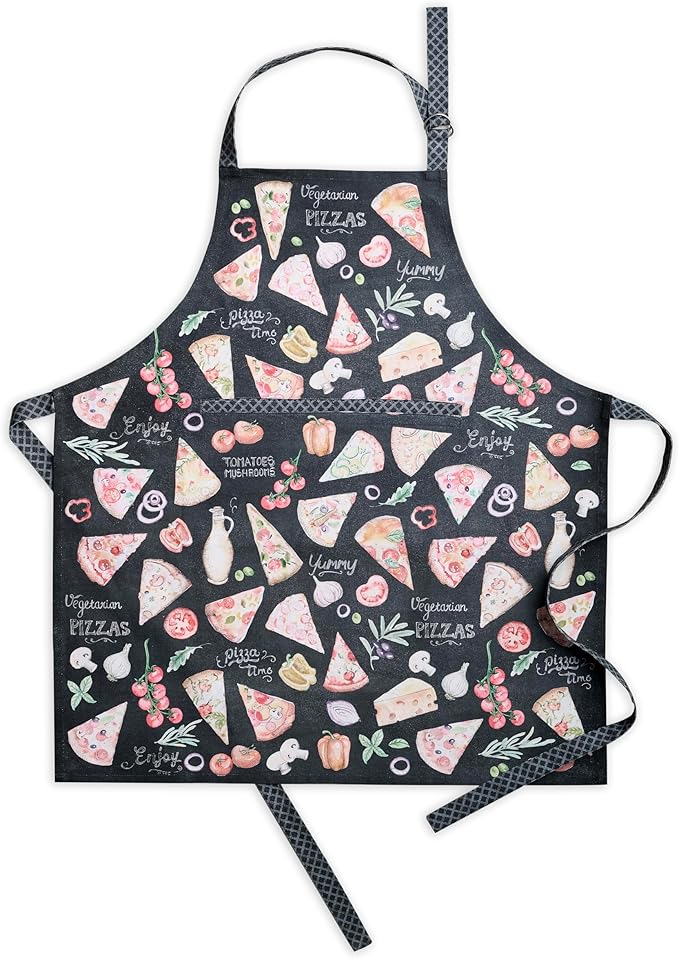 Maison d' Hermine 100% Cotton Apron for women with Pocket Kitchen Chef Apron for Men Cooking Mothers Day Gifts