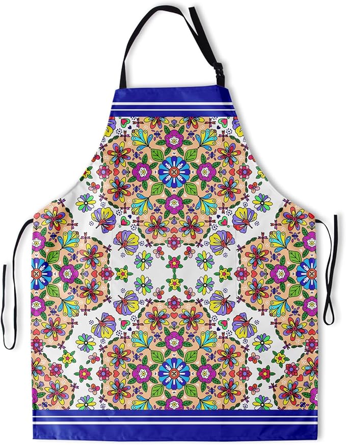 Funny Apron Polyester Grooming Aprons with Pocket for Cooking Kitchen Grilling Adults