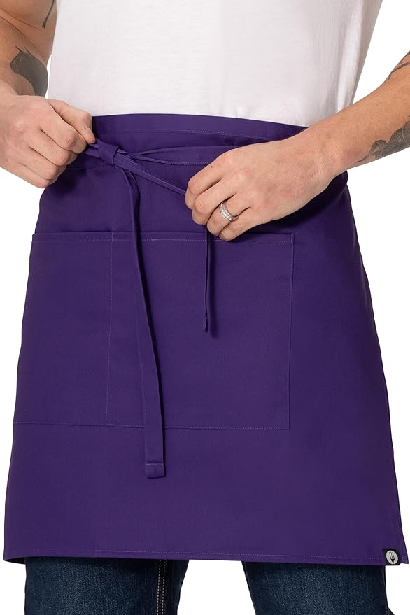 Chef Works Unisex Half Bistro Server Apron