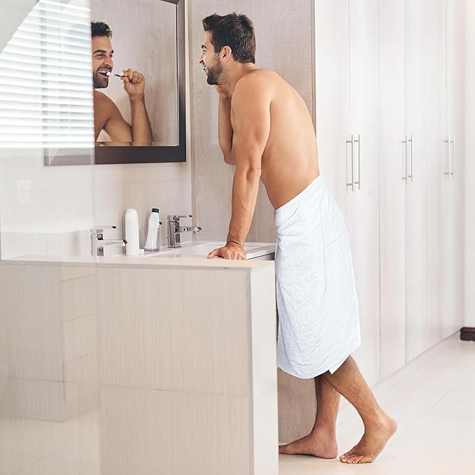 Commercial Bulk Pack of 12 Small Bath Towels – 100% Cotton Terry 24" x 46" – Ideal for Hotels, Salons, Gyms, Spas & Institutional Use – White