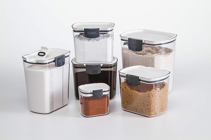 ProKeeper Sugar & Flour Storage Container – 1 Piece, Clear, Airtight Seal for Freshness