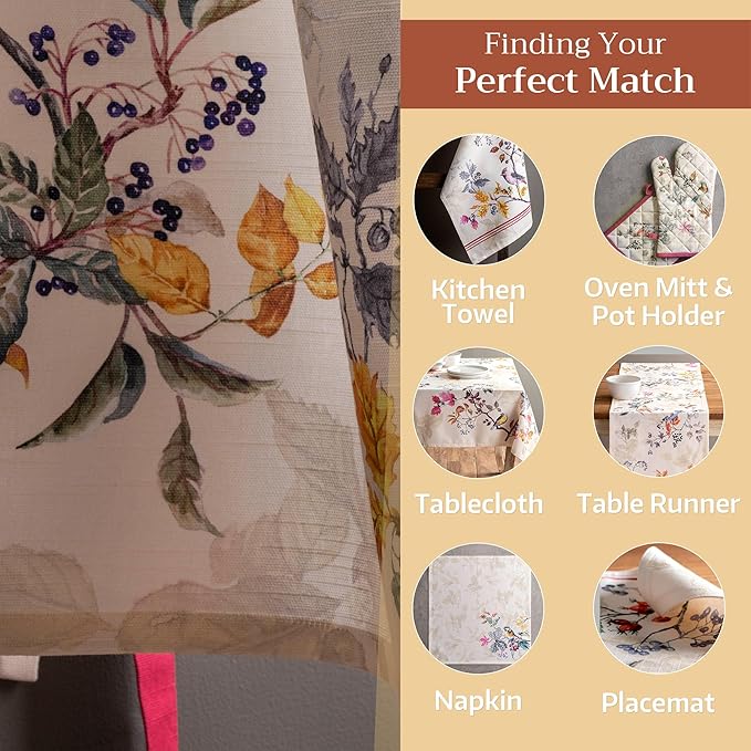 Maison d' Hermine 100% Cotton Apron for women with Pocket Kitchen Chef Apron for Men Cooking Mothers Day Gifts