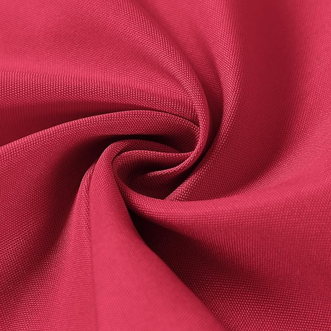Bailarina Cloth Napkins Set of 40,17x17 inches Dinner Napkins Cloth Washable,Polyester Square Table Cloth Napkin Bulk with Hemmed Edges Ideal for Banquets, Parties and Weddings-Red