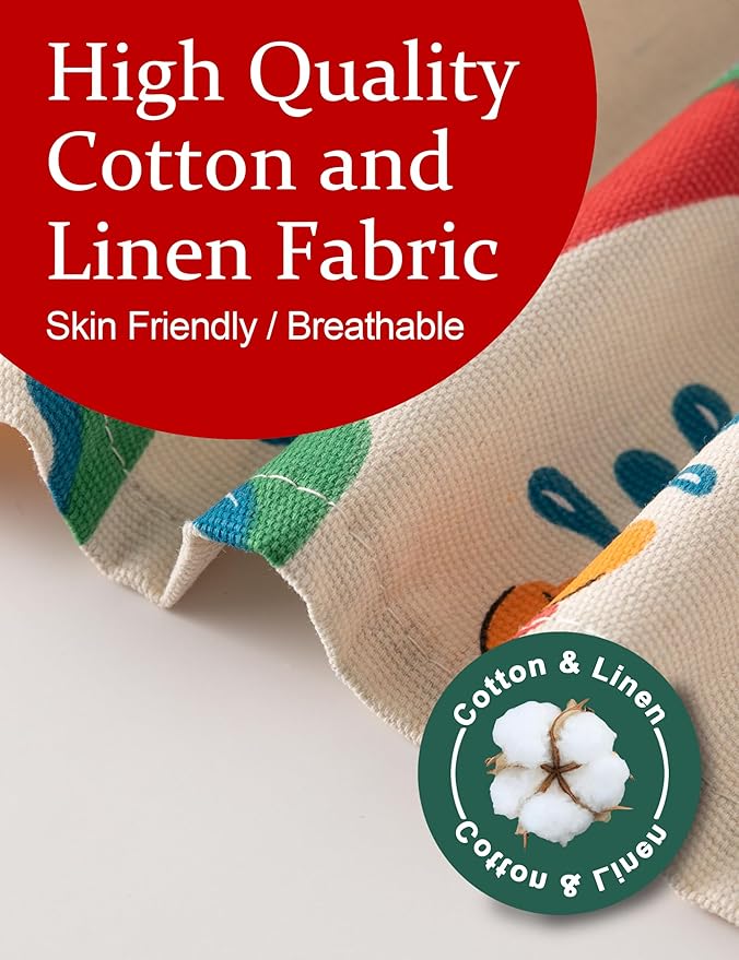 Big Plus Size Aprons for Women with Pockets Cotton Linen Baking Kitchen Cooking