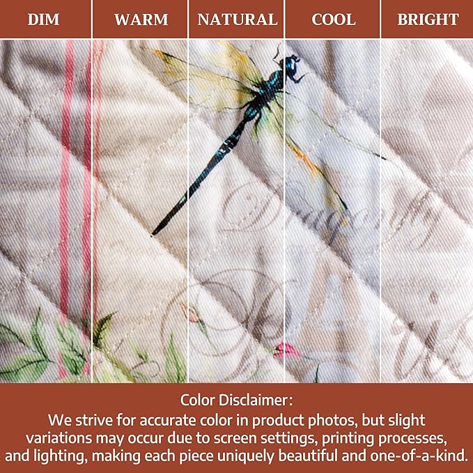 Maison d' Hermine Oven Gloves 100% Cotton Easter Oven Mitt Heat Resistant BBQ Cooking Gloves with Loop for Grilling, Microwave, Barbeque, Champ De Mars Spring/Summer (Oven Mitt (7.5''''x13''''))