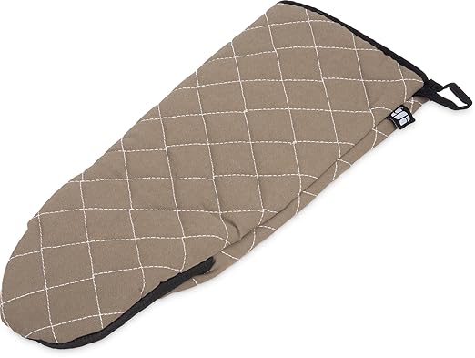San Jamar 810PM17 Bestgrip Puppet Oven Mitt with Ma, Brown, 17" Length