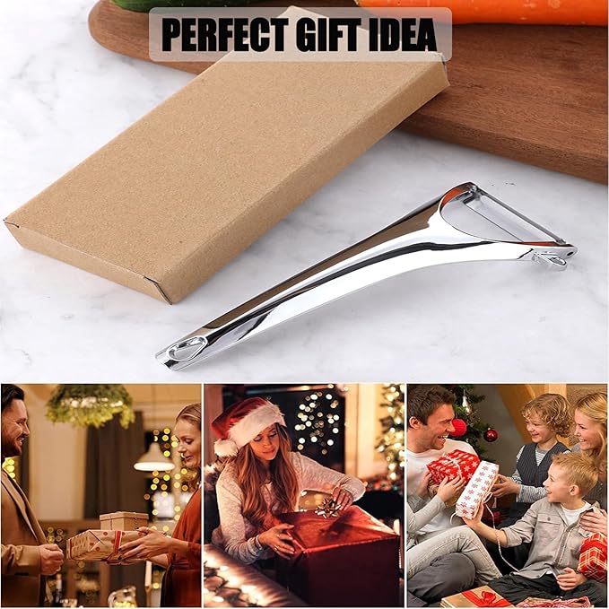 Vegetable Peeler Fruit Apple Potatoes Carrot Veggie Stainless Steel Peelers with Ergonomic Handle & Swivel Y-Shaped Blade Good Sturdy Kitchen Tool,Dishwasher Safe
