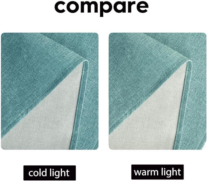 Artoid Mode Turquoise Aqua Table Runner, Seasonal Summer Washable Kitchen Dining Table Decoration for Home Party Decor 13x90 Inch
