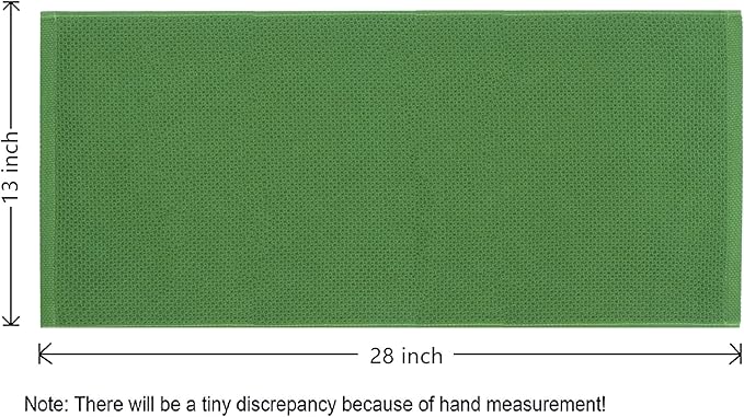 Mia'sDream Kitchen Towels Set, Cotton Dish Towels for Kitchen Washing Dishes, Soft and Absorbent Kitchen Hand Towels Tea Towels, 13inch x 28inch 3 Packk (Green)