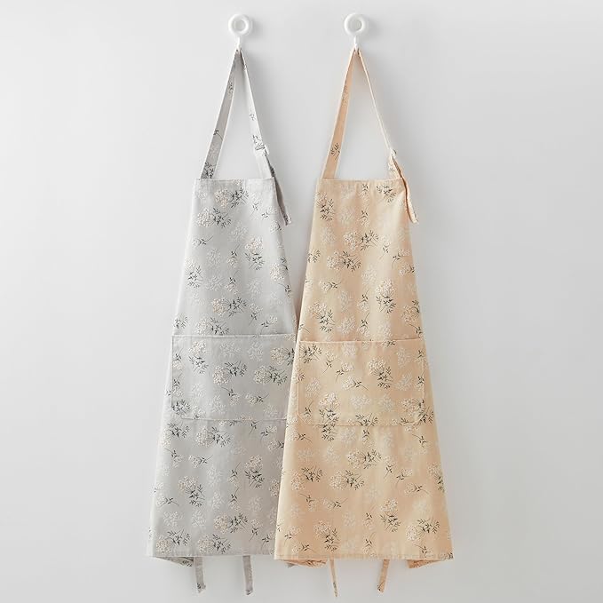 Japanese Kitchen Apron for Women & Men,Adjustable Chef Apron with Pocket,Unisex Apron for Home,BBQ,Garden