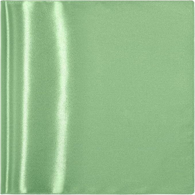 KKJIAF 50 Pack Sage Green Square Satin Napkins 17x17 Inch Soft Smooth Cloth Napkins，Silky Table Napkin for Wedding Banquet Party Decoration