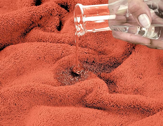 Oakias Premium Towel Set 600 GSM 6 Piece Coral - 100% Ring Spun Cotton Highly Absorbent Towels Set - Super Soft Bathroom Towel Set - Hotel Quality Double Stitched Hem - Ideal for Hotels, Spa, Gyms