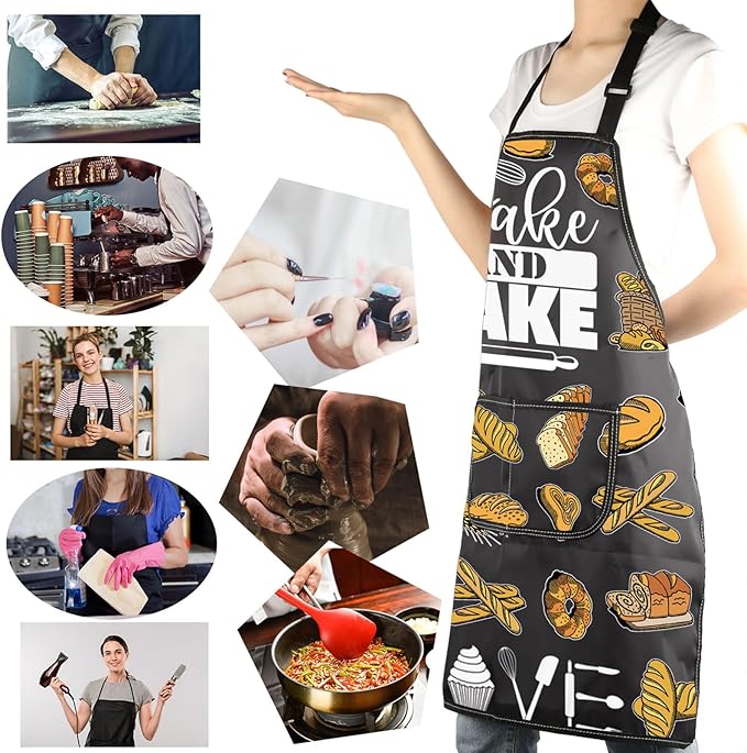 MBMSO Baking Apron the Secret Ingredient is Always Love Apron Baker Gifts Baking Cooking Gifts for Bake Lover Kitchen Apron