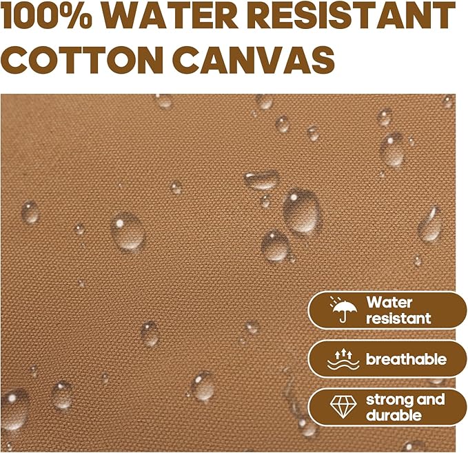Aprons For Women Men With Large Pockets, Waterproof Cotton Chef Aprons For Cooking Server Grilling Bbq Kitchen
