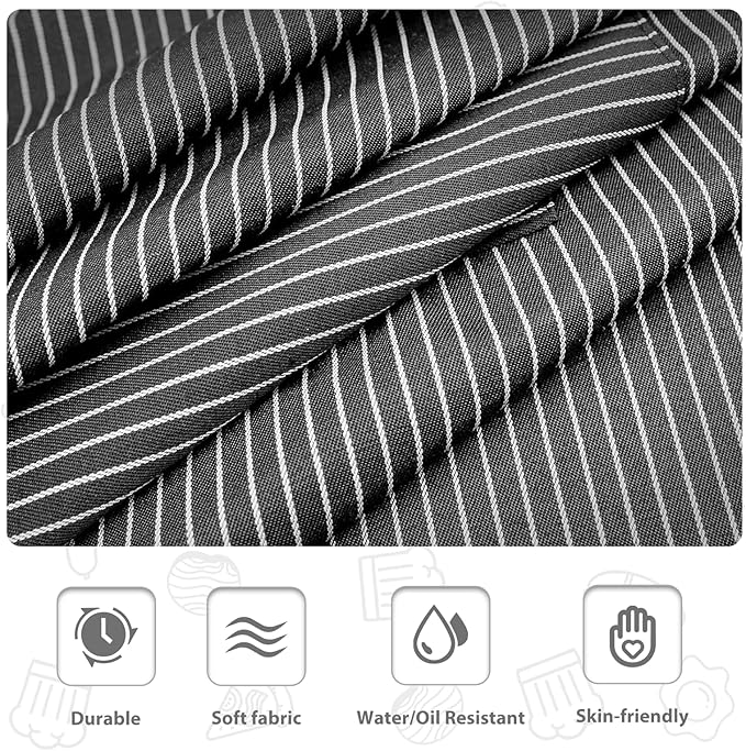 2 Pack Aprons for Women with Pockets, Kitchen Cooking Apron for Men, Adjustable Apron Suitable for Chefs, Waiters, Baking, and Nail Technicians