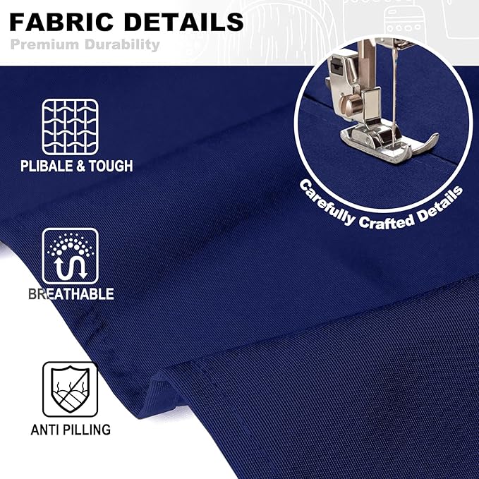 BeLuyi chef apron bib tool apron for man woman cross back straps with 4 pockets for kitchen cooking gardening baking working