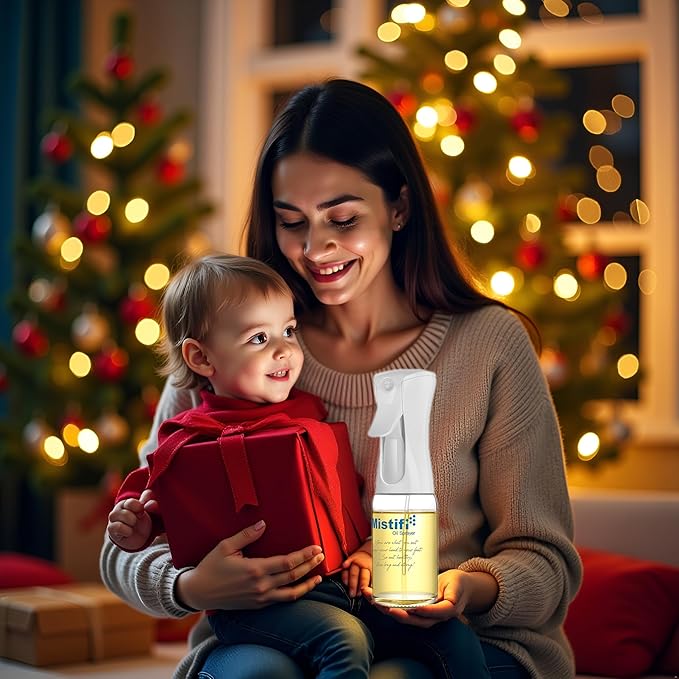 Mistifi Oil Sprayer 150ml glass bottle. Upgraded Version.Fine Mist Spray Bottle for Air Fryer, Olive Oil, Avocado Oil, Healthy Nonstick Frying, Commercial & Home Kitchen Use (Classic PS630)