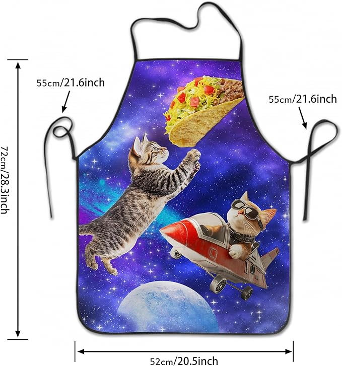 Funny Apron for Men Women Baking Gardening Sewing BBQ Waterproof Cute Gifts