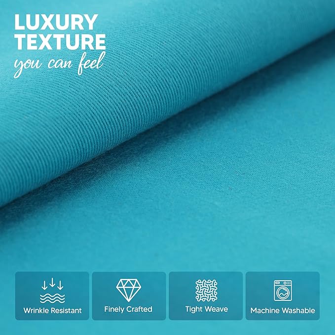 Utopia Kitchen Multi Color Cloth Napkins [12 Pack, 18x18 Inch] Absorbent Cotton Blend Washable and Reusable for Dinner, Restaurant, Lunch, Wedding and Hotel