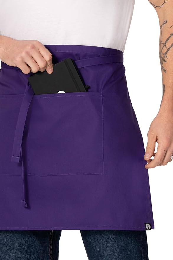 Chef Works Unisex Half Bistro Server Apron